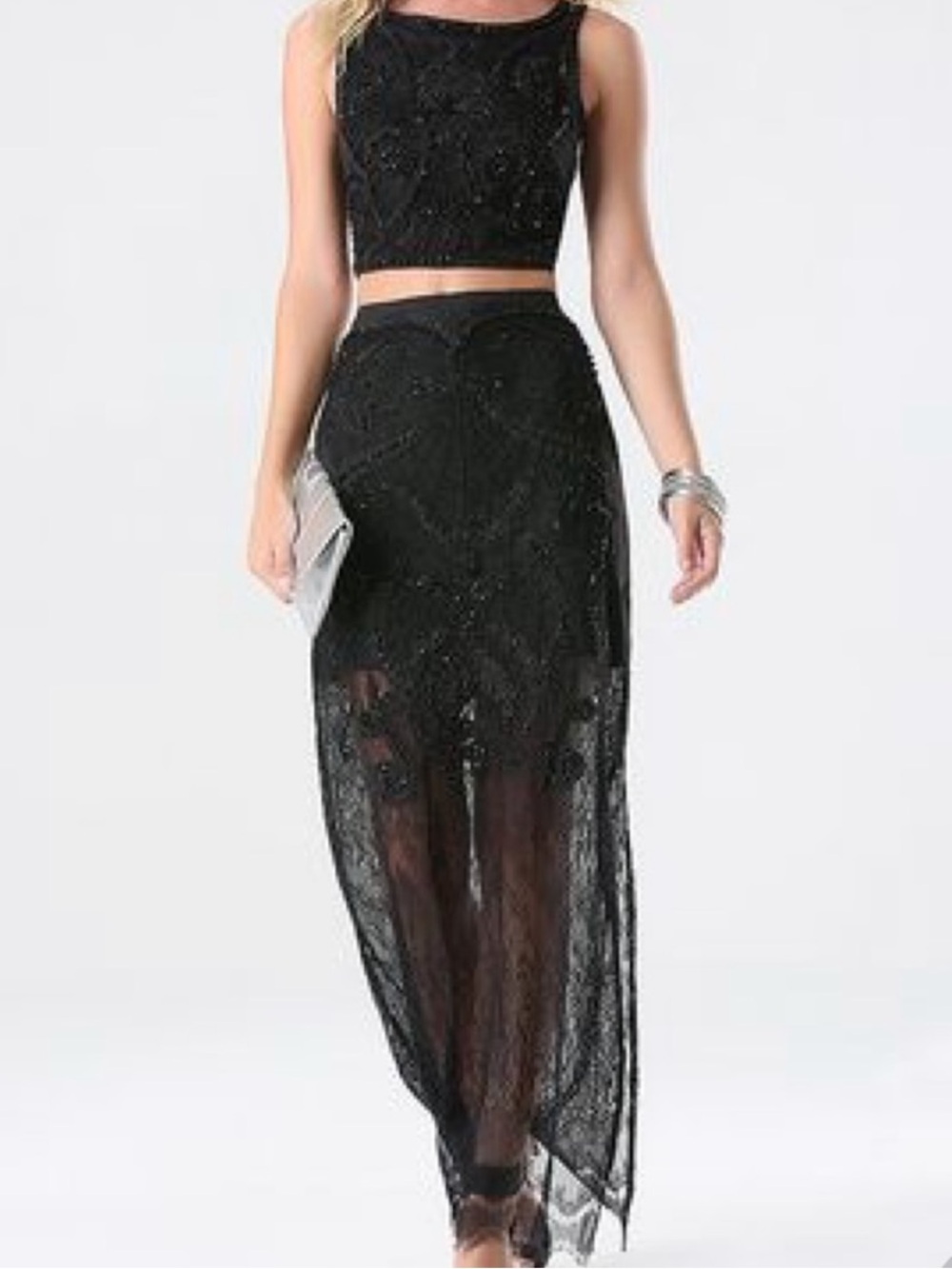 Bebe Two Piece Set Black